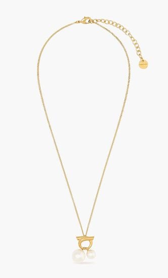 Double Pearl Necklace
