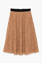 Orchid Embroidered Skirt