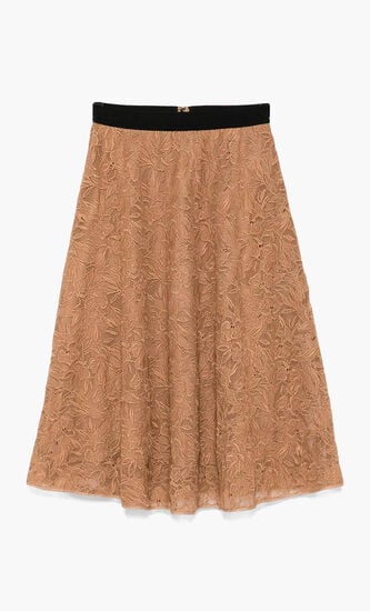 Orchid Embroidered Skirt