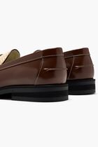 WILDE CHESTNUT WHITE RATTAN PENNY LOAFER MEN S