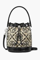 T Monogram Boucle Mini Bucket Bag