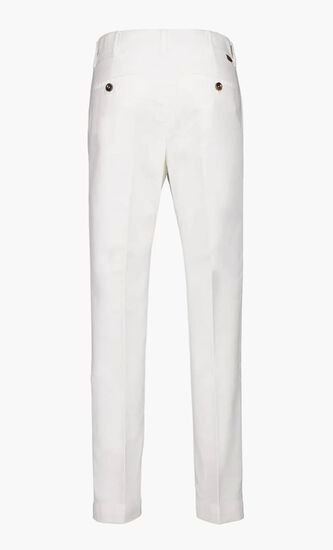 Cotton Satin Chino Trousers