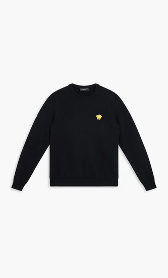 MEDUSA EMBROIDERED KNIT SWEATER