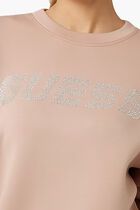 Viscose Rhinestone Sweatshirt