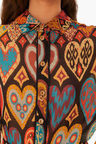 Ikat Heart Dress