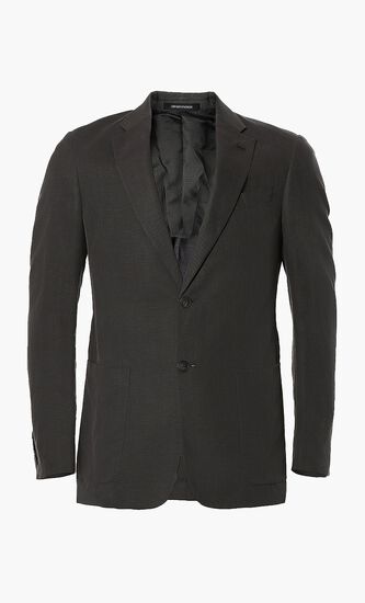 Regular Fit Textured Blazer