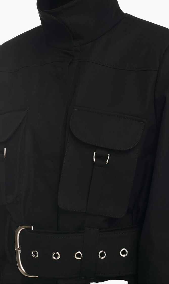 CO CARGO BELT FIELD JACKET BLACK NO COLO