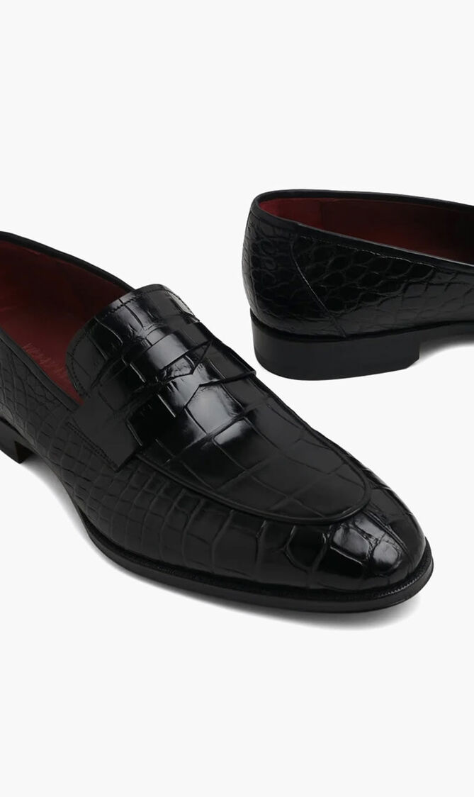 Alligator Leather Loafers