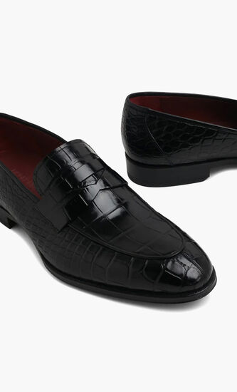Alligator Leather Loafers