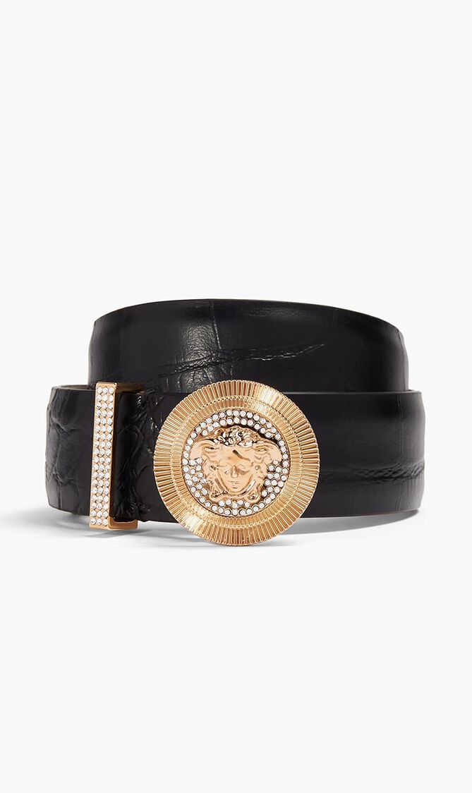 Medusa Biggie Leather Belt