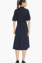 Cotton Belted Polo Dress