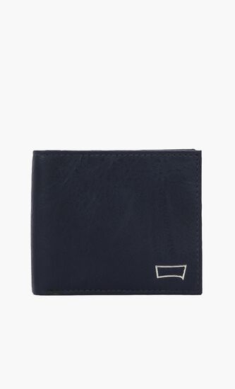 Metal Logo Bi-Fold Wallet