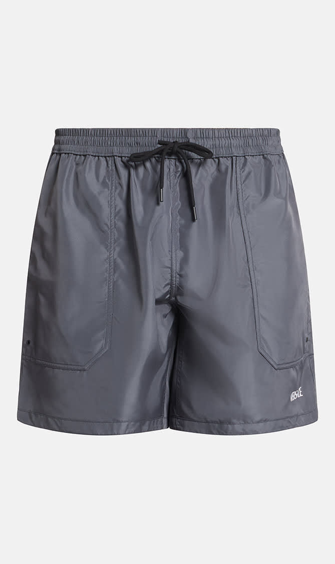 SWIM SHORTS TEX NYLON REVERSIBLE BAROCCO + TEX SOLID