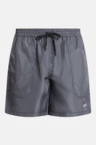SWIM SHORTS TEX NYLON REVERSIBLE BAROCCO + TEX SOLID