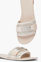 4G EMBROIDERY FLAT SANDAL