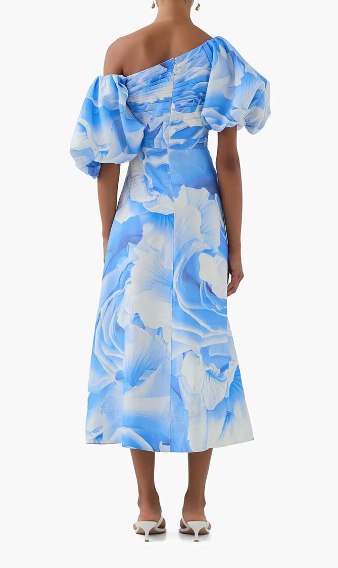 Cadence Ruched Midi Dress