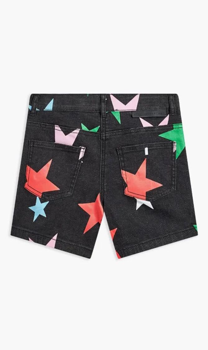 Star Denim Shorts