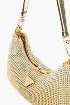 ZALINA MINI TOP ZIP SHLDR BAG GOL ZALINA MINI TOP ZIP SHLDR BAG GOL