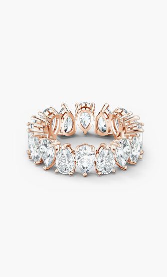 SJC VITTORE RING PEAR CZWH/ROS 2 58 MM