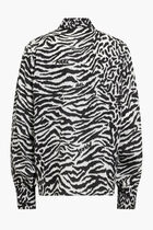 ANIMAL PRINT SILK SHIRT