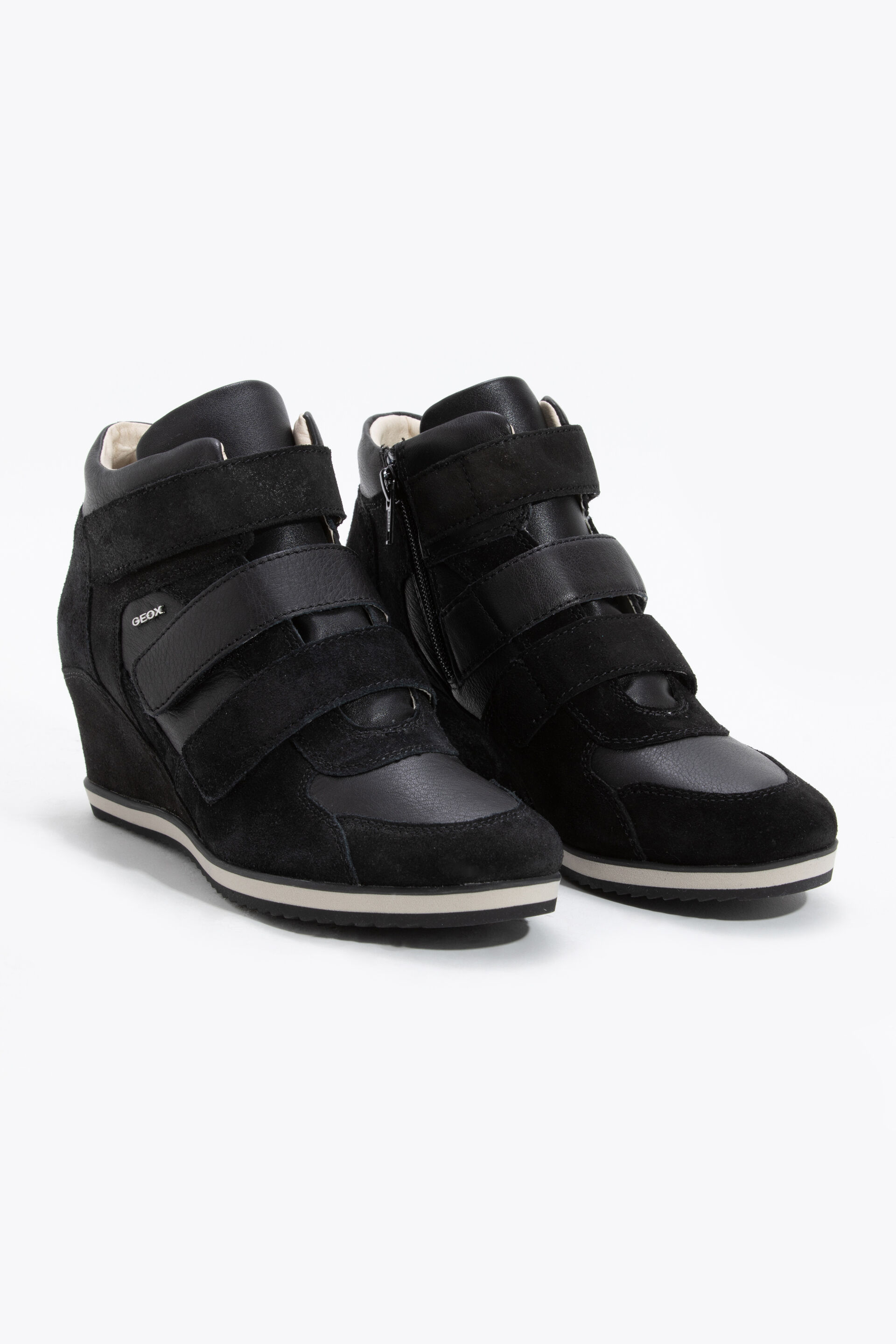 Buy GEOX Illusion Leather Wedge Sneakers for AED 700.00 The Deal