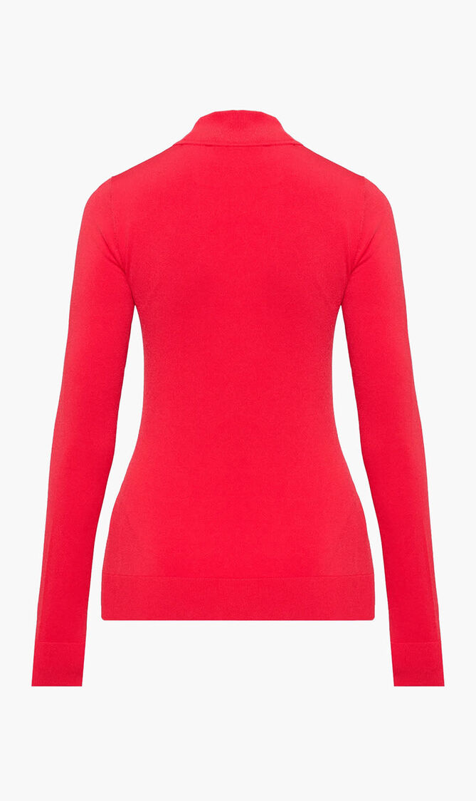 Classic High Neck Folded Sweater