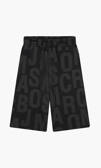 All Over Print Cotton Shorts