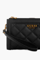 Abey Quilted Long Zip Wallet