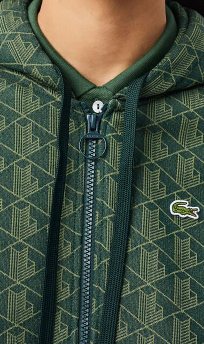 Jacquard Monogram Hoodie