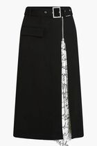 PLEATED PANEL SKIRT