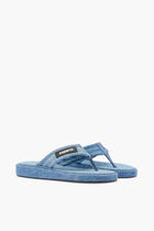 DENIM BRANDED FLIP FLOP