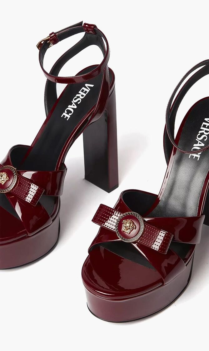Gianni Ribbon 140 Platform Sandals