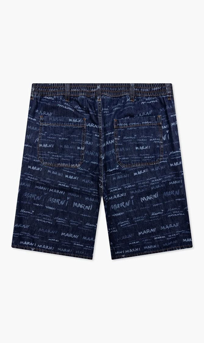MARNI TROUSERS IRIS BLUE