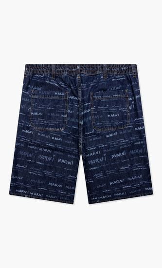 MARNI TROUSERS IRIS BLUE