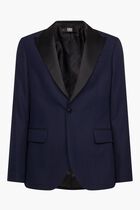 Karl Lagerfeld x Cara Delevingne Single Breasted Tuxedo Blazer
