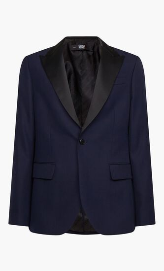 Karl Lagerfeld x Cara Delevingne Single Breasted Tuxedo Blazer
