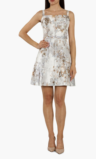 Joniee Jacquard Mini Dress