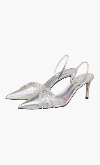 GREY SATIN-NETSILVER SHADE STRASS