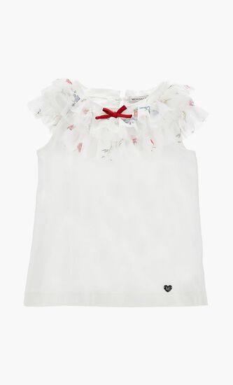 T SHIRT CON ROUCHES JERSE