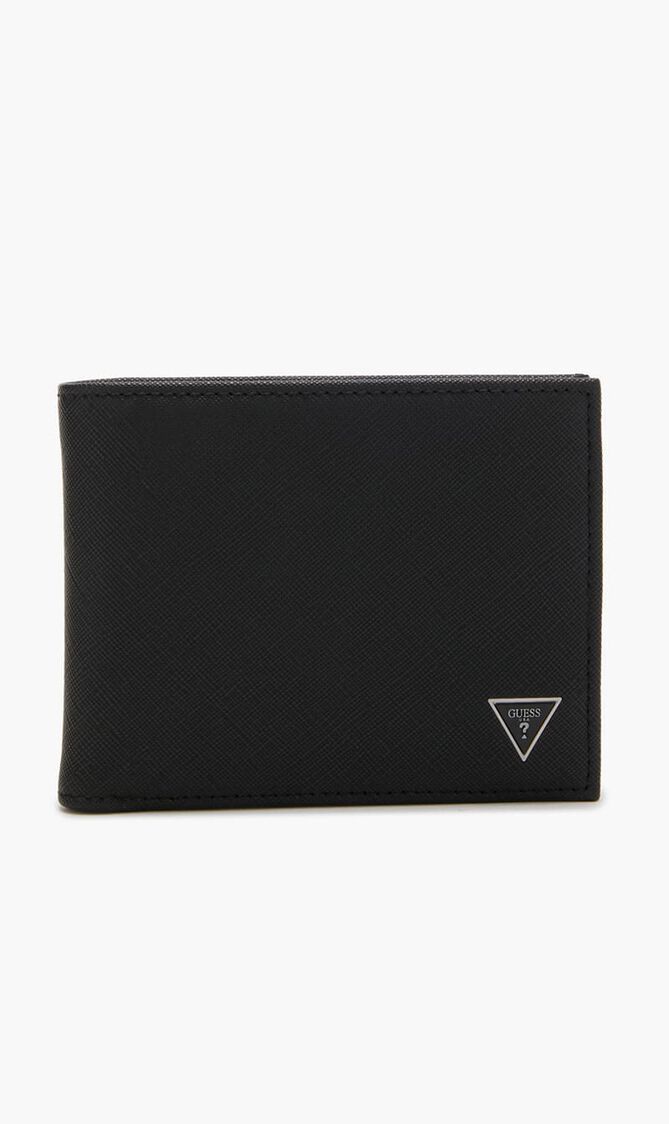 Certosa Black Billfold Wallet
