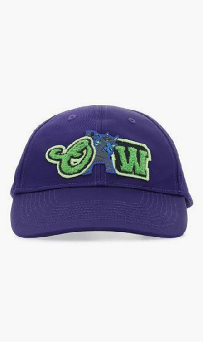 VARSITY BASEBALL CAP PURPLE GREEN FLUO