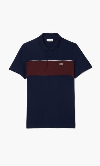 Regular Fit Colour-block Polo Shirt
