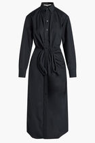 BOW DETAILED SHIRT DRESS