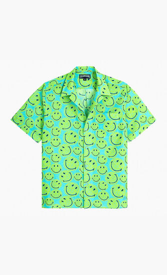 All Over Smiley Print Shirt