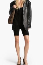 Oversized Leather Blazer