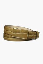 Plate Croc Embossed Belt