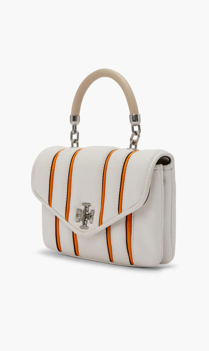 KIRA BOMBE STRIPE MINI TOP-HANDLE BAG