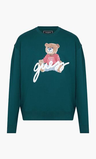 ECO MAX GUESS BEAR SWTSHRT