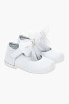 Rhinestone Logo Ballerinas