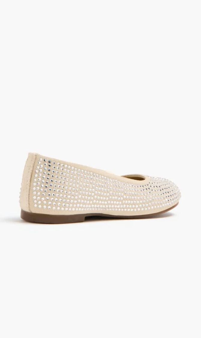 Crystal Ballet Flats